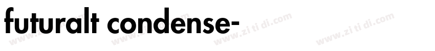 futuralt condense字体转换